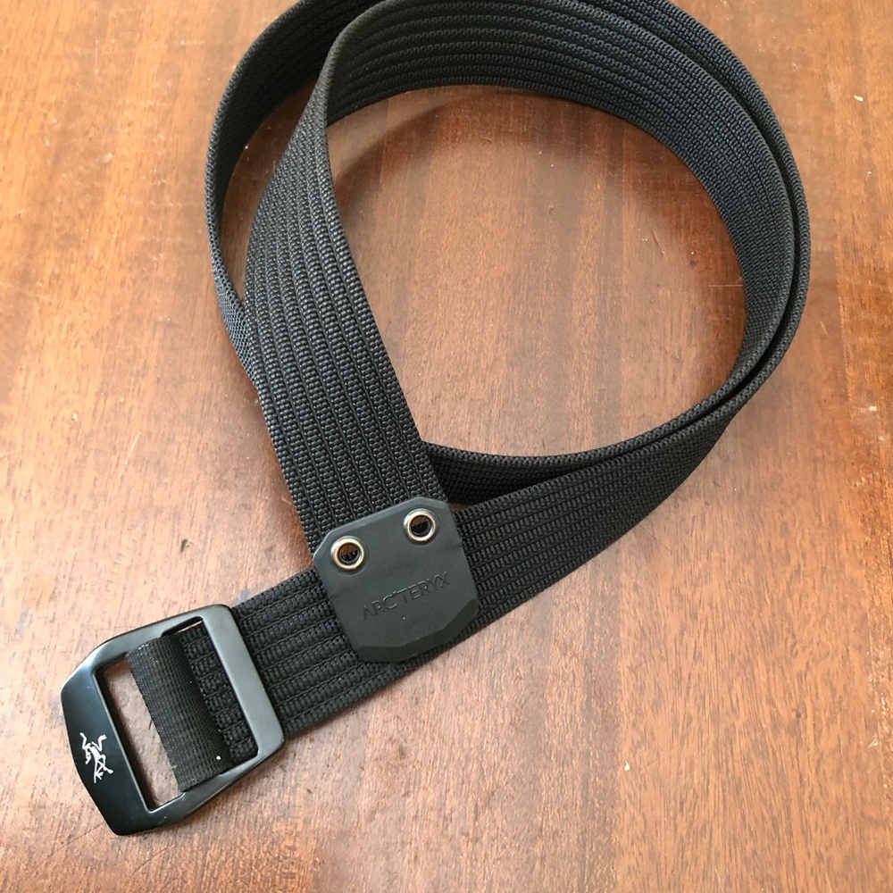 Arc'teryx Black Tactical Web Belt with Low-Profile Buckle